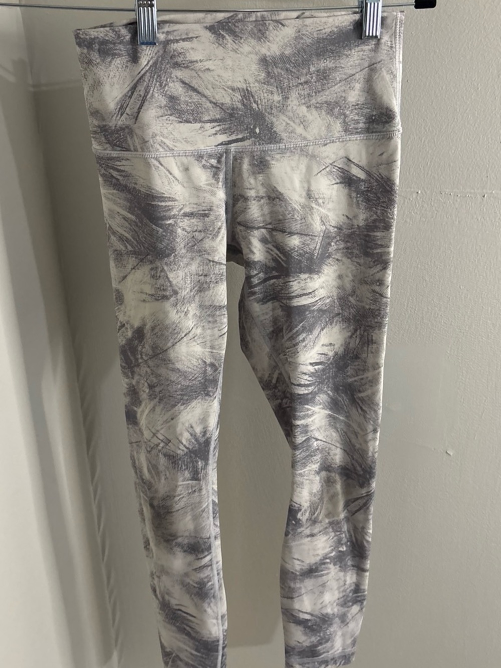 lululemon athletica High-Rise Abstract Print Leggings - Gray/White